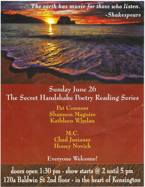 Secret Handshake Poster June 25 2017
