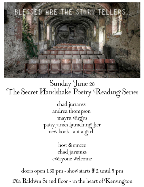 Secret Handshake Poster June 28 2017